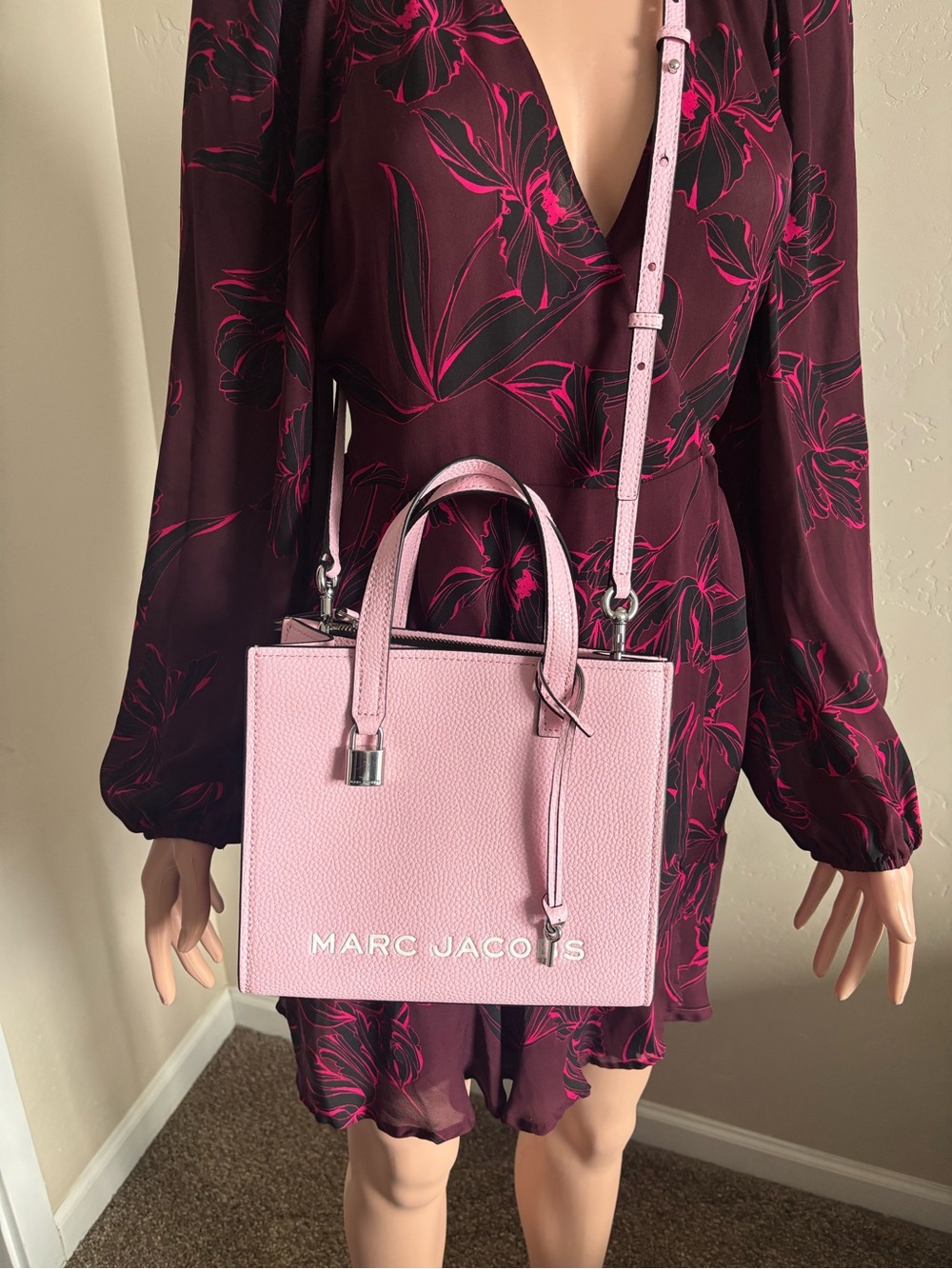 Marc Jacobs Pink Mini Tote with Removable Strap - Picture 15 of 15